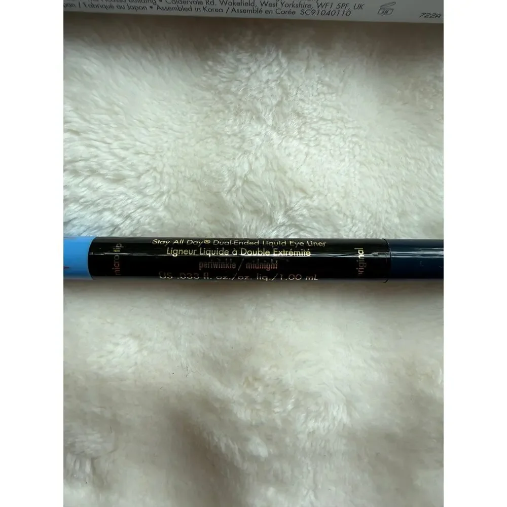 Stila Stay All Day Dual-Ended Liquid Eyeliner Periwinkle/Midnight Blue